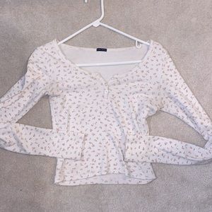 floral brandy Melville top RARE